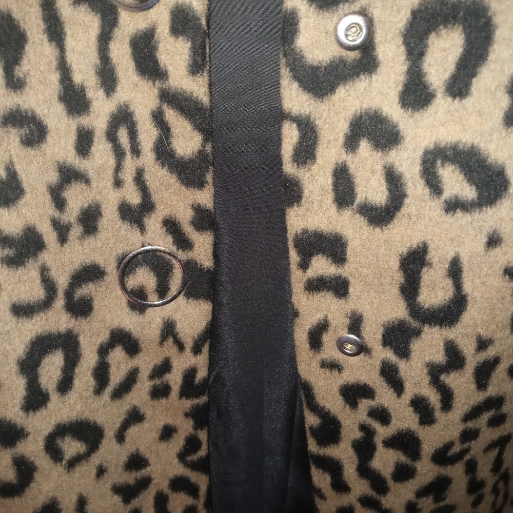 Cougar print faux fur coat - Picture 4 of 6